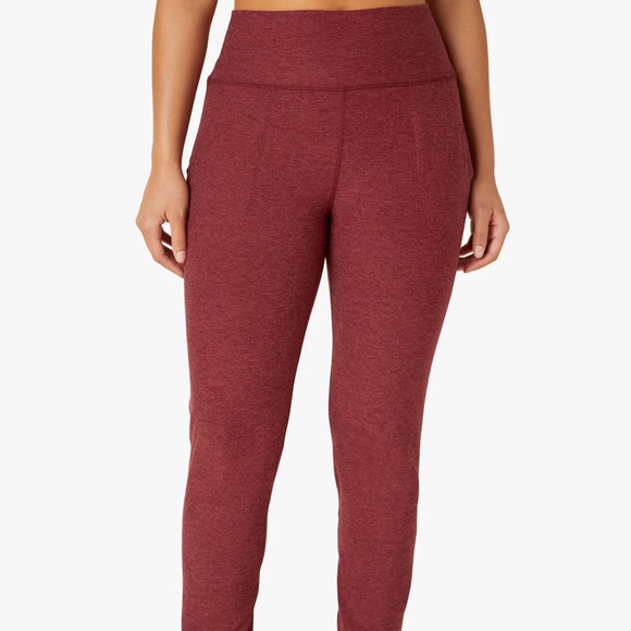 Beyond Yoga Pants - Spacedye Midi Jogger Red